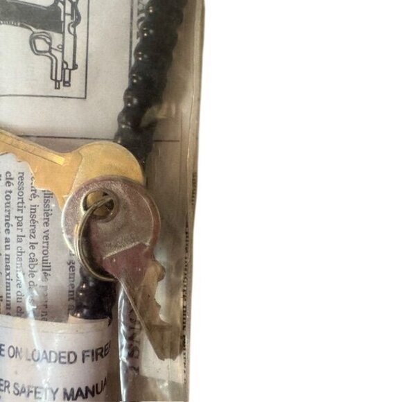 Cable Gun Lock With Key Safe Storage Security Tool For Firearms - Picture 4 of 5